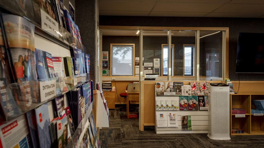 Library refurb enabled improvement to facilities for other functions at TBHS i.e. career's info.