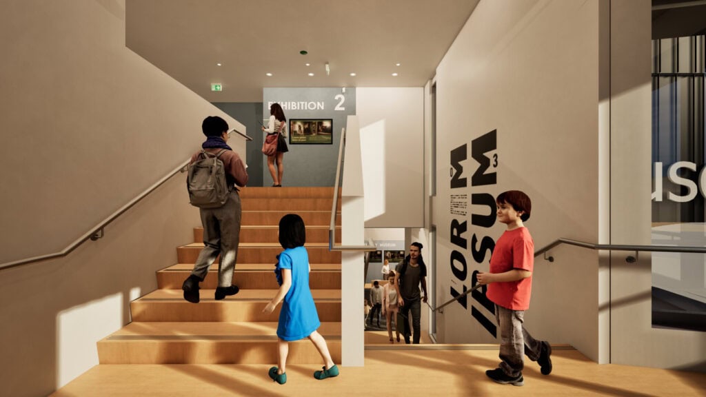 Timaru Theatre Royal Museum internal stairway