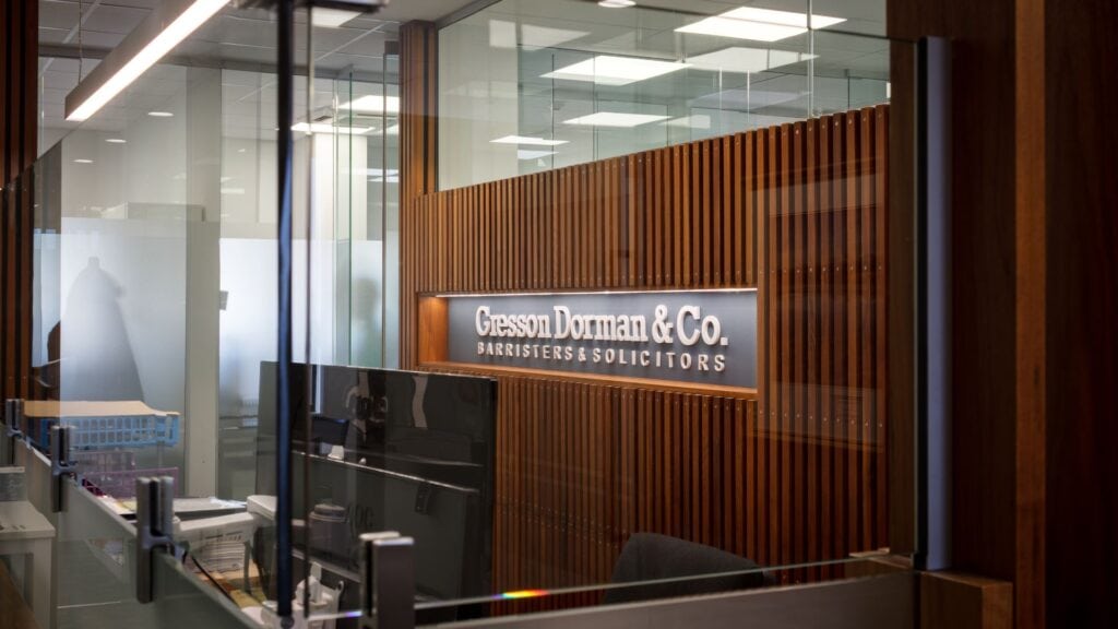 Gresson Dorman Reception Glass